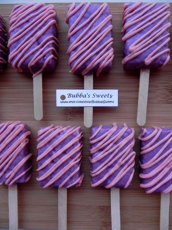 PRINCESS Chocolate Covered Rice Krispy Pops - Princess Birthday/ROYAL PARTY Il_570xn