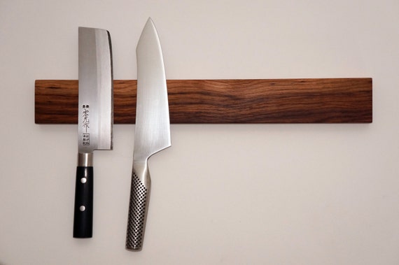 Magnetic Wooden Knife Rack