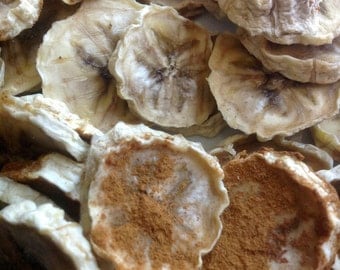 Organic Banana Chips Dried / Gluten Free / Vegan / No Sugar Added / Oil Free / Unsulphered