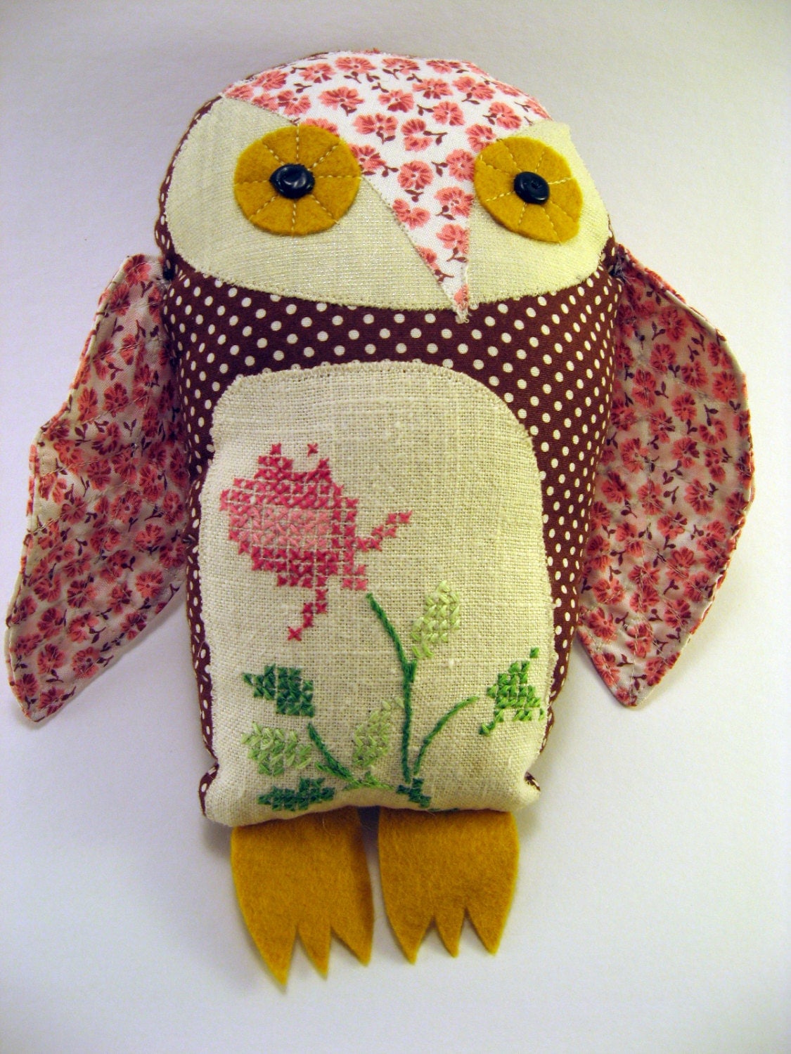 embroidered soft toy