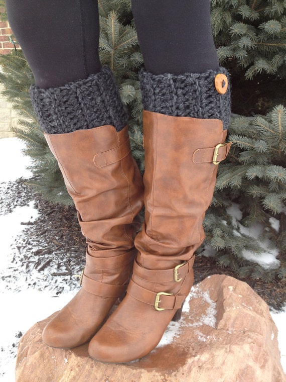 Womens Wool Boot Cuffs Womens Boot Toppers Womens Boot by KokoHats