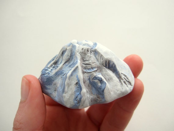 models clay mountains of Northwest scale mountain, hand painted clay model, American polymer