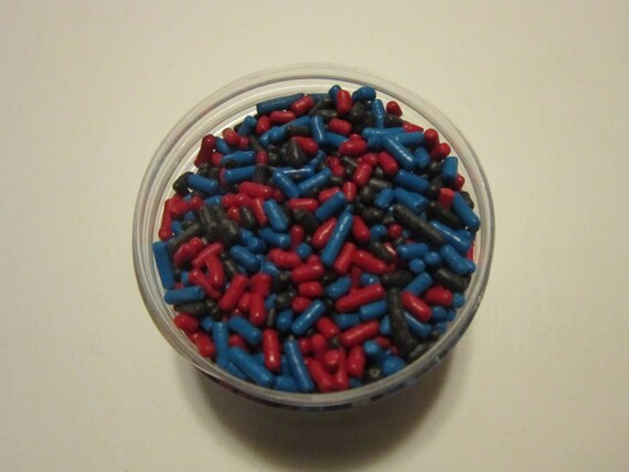 Blue ~ Red ~ Black ~ Cupcake ~ Cake Pop ~ Cookie ~ Jimmie Sprinkles ~ 4oz Il_570xn