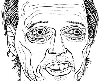 Popular items for steve buscemi on Etsy