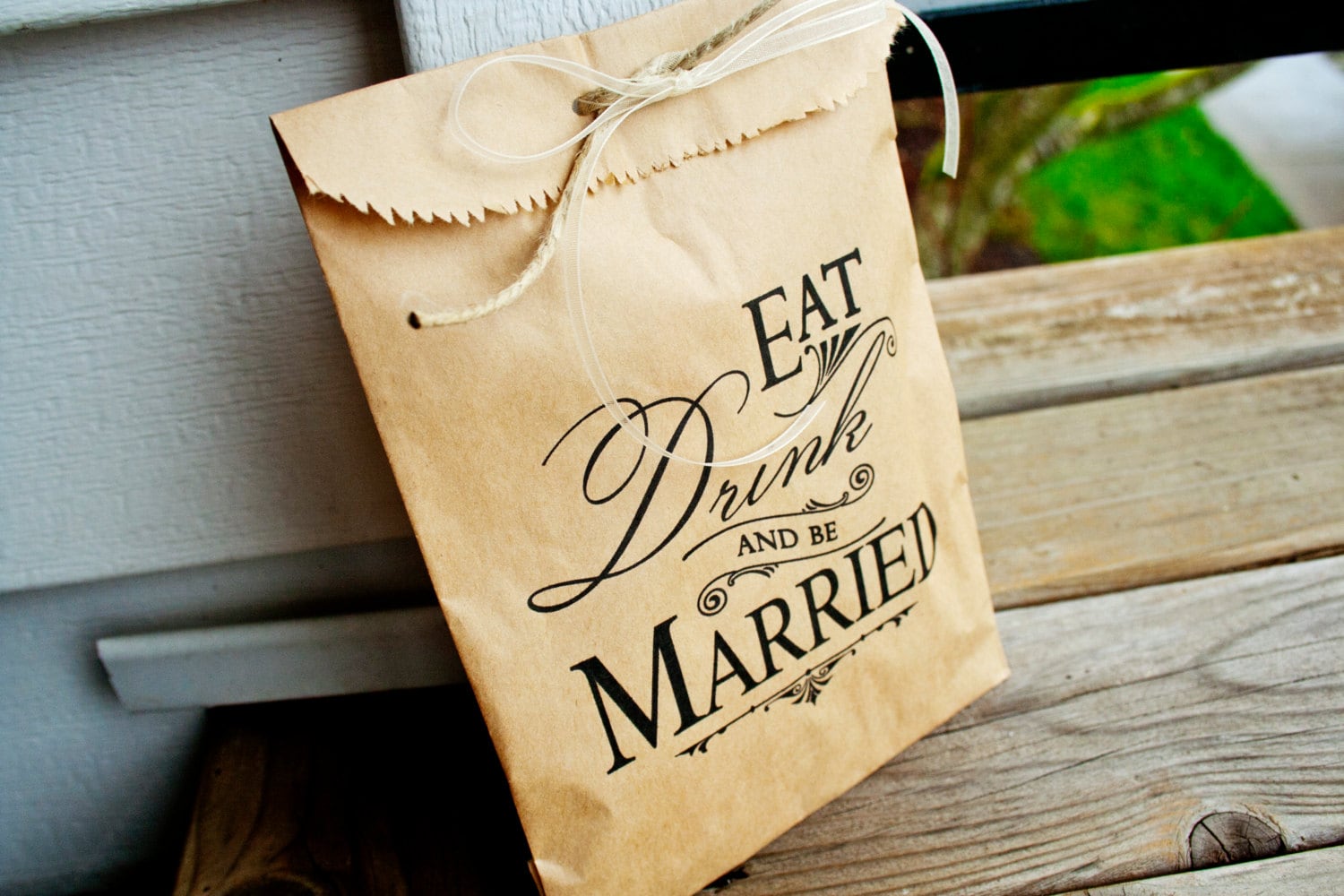 Wedding Favor Bag Kraft Paper Favor Bags Wedding Candy by mavora