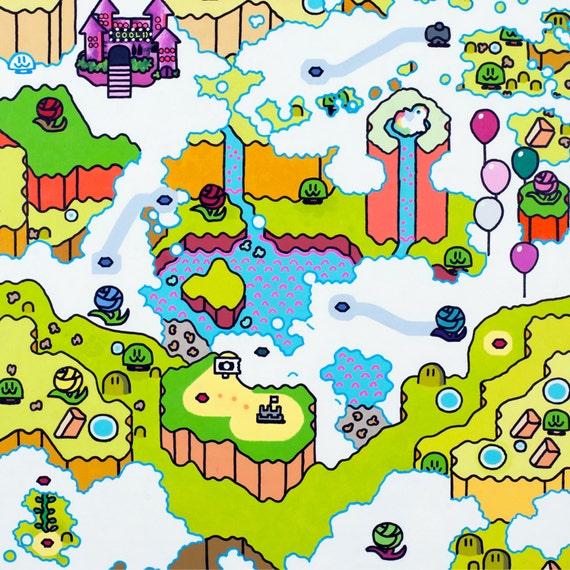 super mario world island