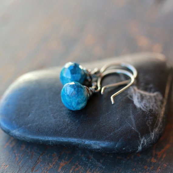 Chrysocolla Gemstone Earrings