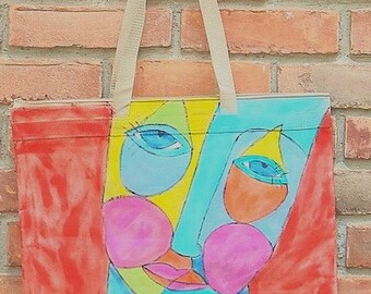 Popular items for funky tote bag on Etsy