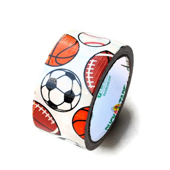Sports Duct Tape Duck Brand Sports Print Duct Tape by bluebamboo