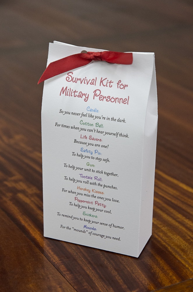 Survival Kit for Military Personnel Printable PDF