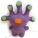 Purple Foo - Recycled Wool Plush Toy