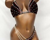 red sparkly 2 piece set