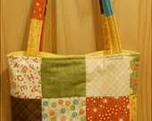 Items similar to LOLLIPOP Quilted Tote Bag of Moda Fabric is ready to ...