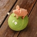 Made to Order - Pig in the Daisies - Needle Felted Pin Cushion or Decor
