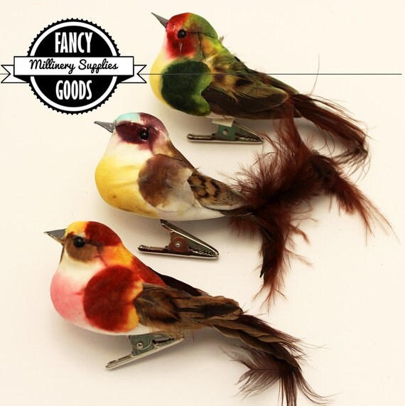 RESERVED Fake Birds Artificial Birds Mushroom Birds