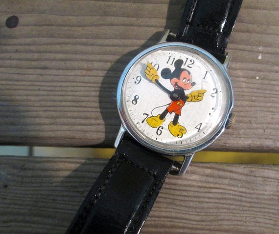 Mickey Mouse 60s vintage Watch Walt Disney by funkomavintage