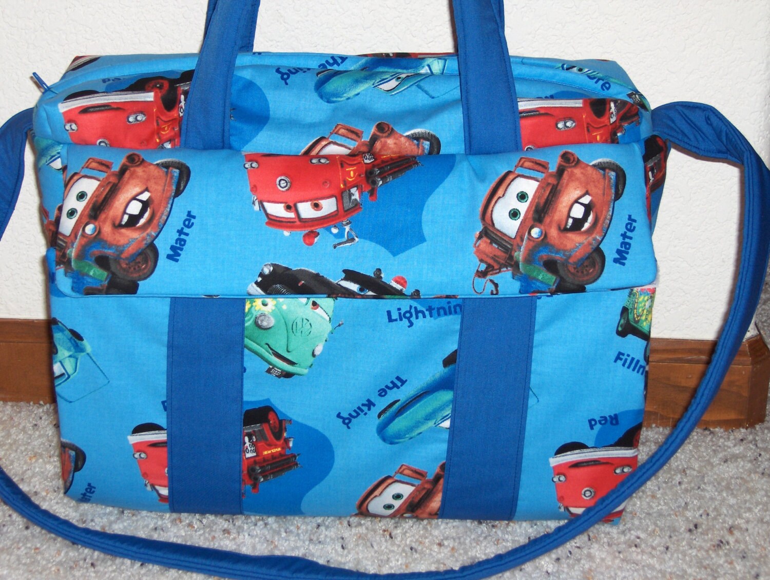 Disney Cars diaper Bag w/change pad by EMIJANE