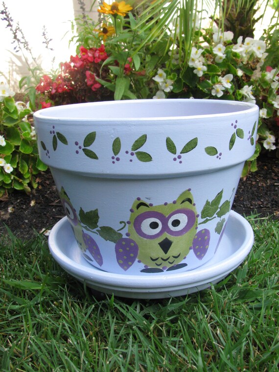 Owl Flower Pot
