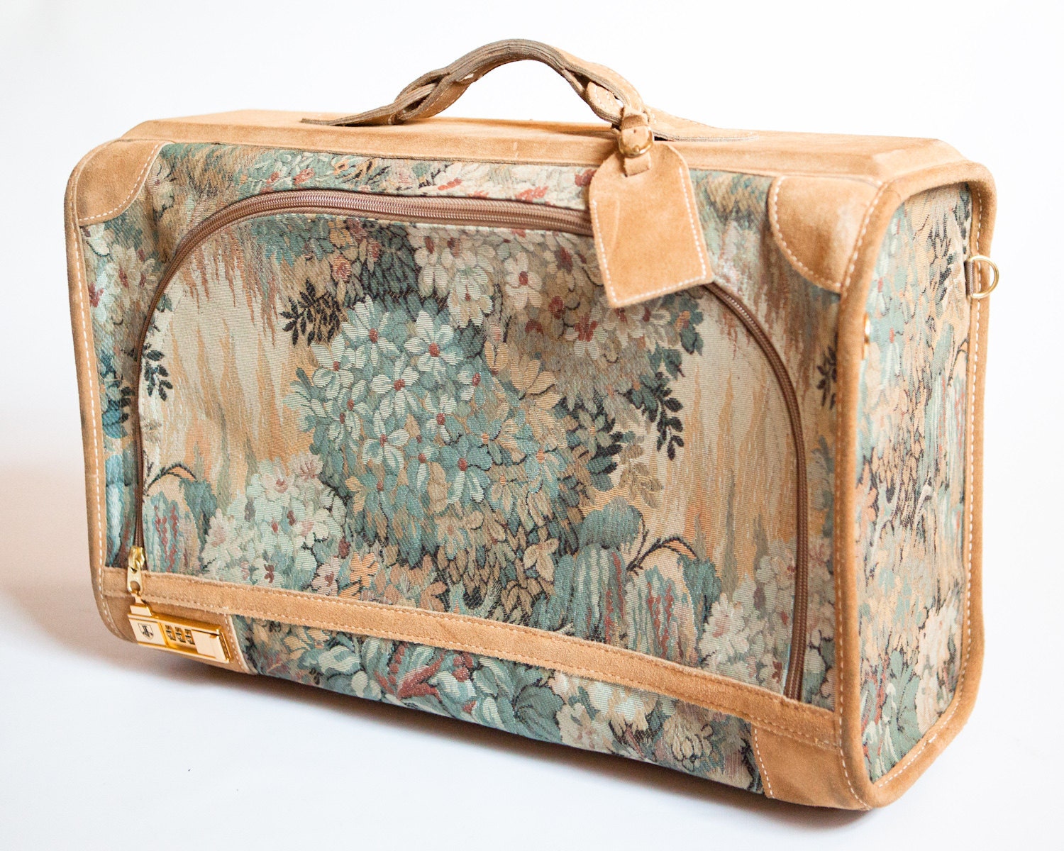 Vintage French Luggage Company California Paradise Tapestry