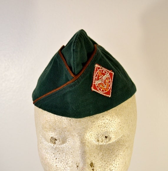 Vintage Official BOY SCOUTS Garrison cap hat sanforized