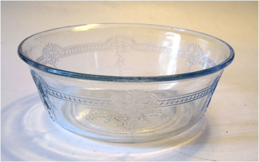 Fire King Glass Sapphire Philbe Cereal Bowl