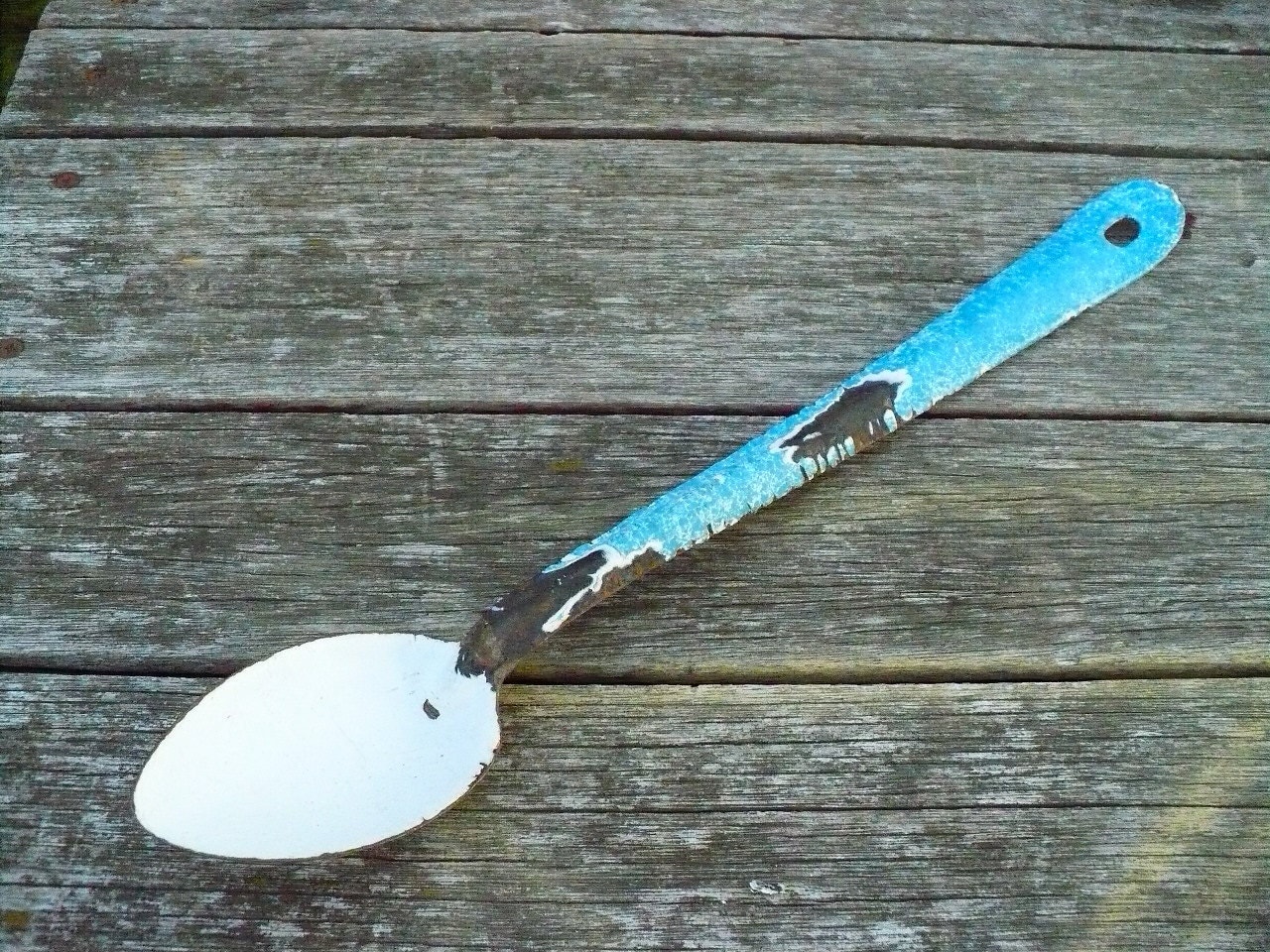 rusty spoons