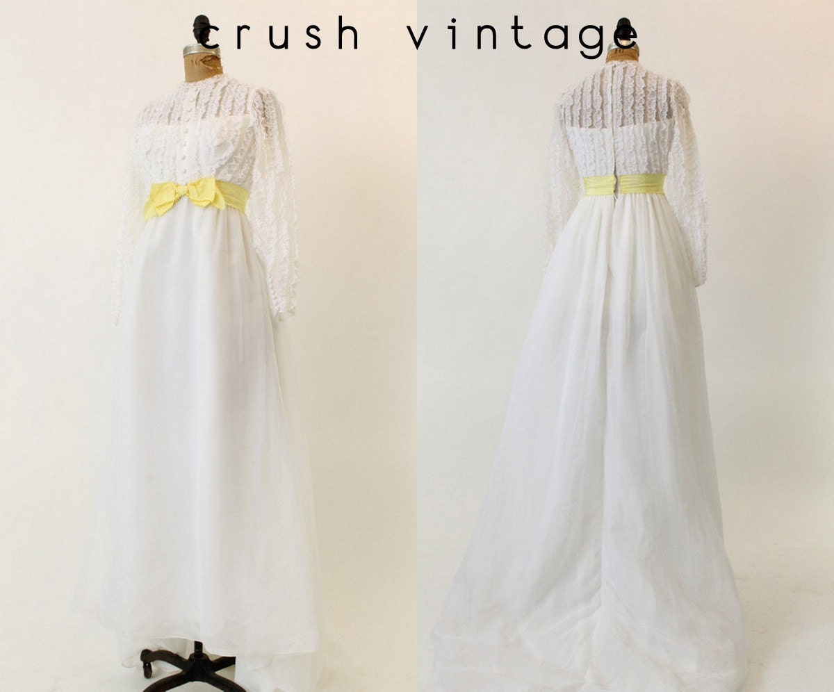 70s wedding gown