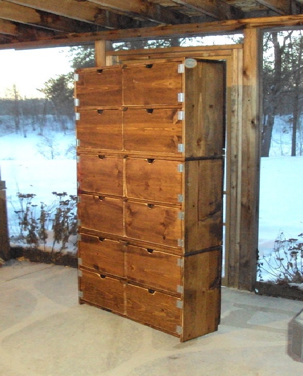 Reclaimed Wood look Dresser 6 ft tall x 3 ft wide Dresser Old