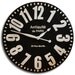 Large Wall Clock 18in Antique Style BOLD PARIS Clock Family Heirloom