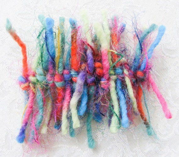 Hair Barrette Clip Knotted Soft Fuzzy Acrylic by meiguidesigns