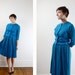 1950s Suit / 50s Sky Blue Wool Suit - S/M