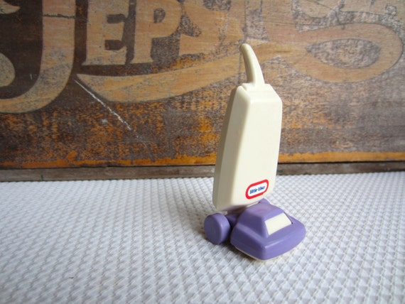 Vintage Little Tikes Purple Vacuum Dollhouse by corrnucopia