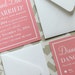 Check Yes or No Wedding Announcement/Reception Invite - Deposit Only