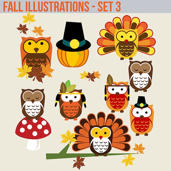 owl turkey clipart - photo #38