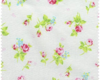Lecien Flower Sugar 30749-10 Cotton Fabric Roses on Cream OOP