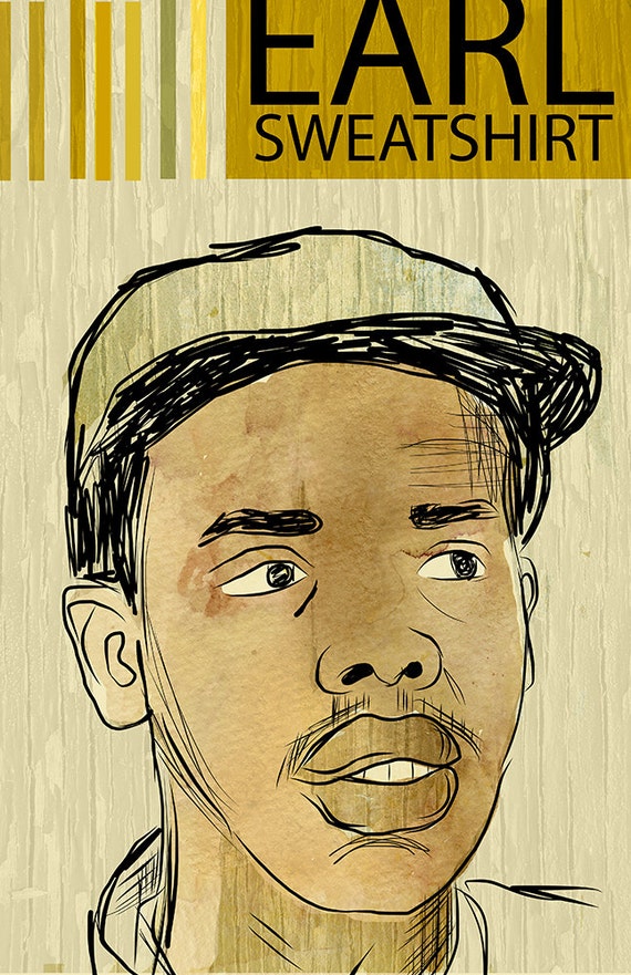 Earl Sweatshirt Poster Limited Edition of 100 by dosecreative