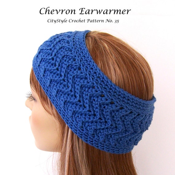 headwrap easy crochet pattern Crochet Headband, Pattern Headband Pattern, Crochet Headband, Chevron