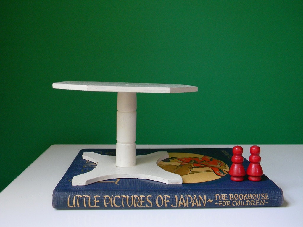 wooden doll table