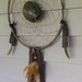 Handmade Native Shaman Dreamcatcher WANDERING CHELONIAN SPIRIT Rustic Genuine Turtle Shell Deer Leather Old Lace Wood & Feathers Unique ooak