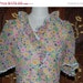 ON SALE Fabulous Vintage RADLEY 1960s Floral Printed Sheer Cotton Mini Dress sz 8