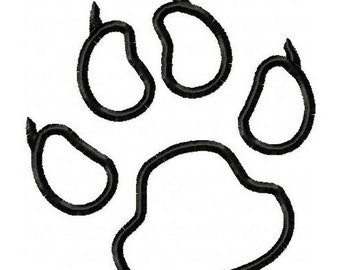 Panther paw print Etsy