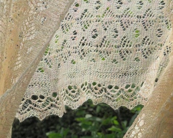 St. Ninian PDF Pattern Handknitted Lace Shawl by APassionForLace