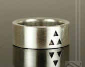 It's Dangerous to Go Alone - Triforce Wedding Band Geeky Retro Style