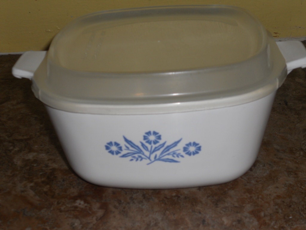 Blue Cornflower Corningware 1 3/4 Quart Baking Dish with