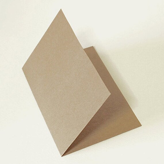 10 Kraft Hard Papers for Making Cards 8.5 x 6.1in
