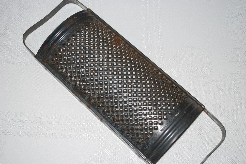 Vintage Cheese Grater 12 Metal Double Handle Germany by samjams3