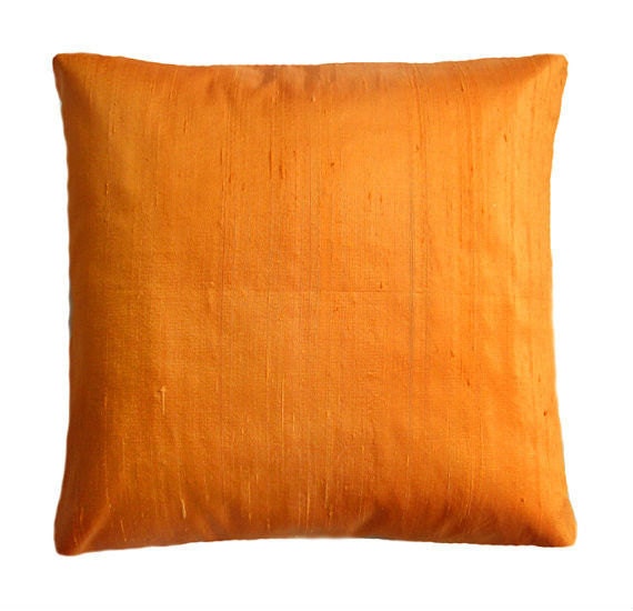 soft orange pillow