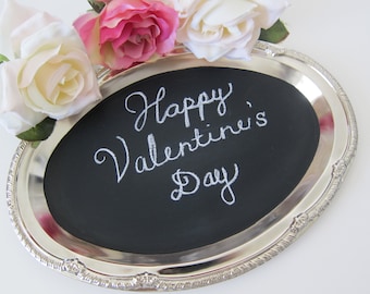 Valentine's Day Chalkboard Valentine's Day Sign Valentine's Day Gift Romantic Message Valentine's Day Decoration Personalized Message Gift