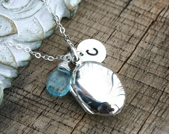 Sterling Silver Locket Necklace,Personalized locket necklace,photo locket necklace,All about your kid,birthday gift,New Mom,mother gift