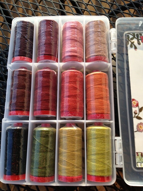 Aurifil WOOL THREAD Set 12 WT 12 Spools